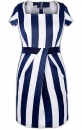 Платье № 3105SN сине-белая полоска (розница 502 грн.)