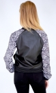 Куртка № 3498S черный и меланж (розница 680 грн.)