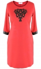 Платье № 34861SN красный (розница 615 грн./625 грн.)