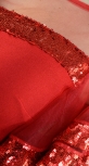 Вечернее платье с пайеткой,красное