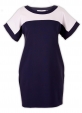 Платье № 31682SN синее с белым (розница 470 грн./485 грн./500 грн.)