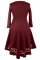 Платье № 30673SN бордо (розница 610 грн.)