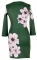 Платье № 3181S сакура на зеленом (розница 527 грн./613 грн./638 грн.)