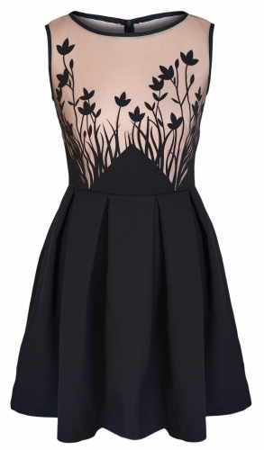 Платье № 3307SN черный (розница 640 грн.)