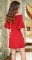 Нарядное красное платье № 3788