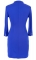 Лаконичное платье № 3275 ,ярко синее