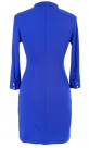 Лаконичное платье № 3275 ,ярко синее