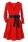 Платье № 30162SN красное 