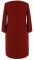 Нарядное красное платье с ажурным низом