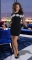 Чёрное платье с рукавами "Жиго" № 3794