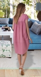 Катоновое платье № 31823 , нежно розовое