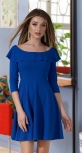 Красивое  платье № 3607N,ярко синее