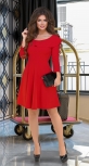 Красивое красное платье № 3607N