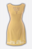 Платье № 1263nN желтое (розница 515 грн.)