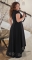 Нарядное платье в пол № 40571,чёрное