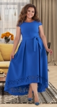 Нарядное платье в пол № 40571,ярко синее