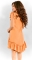 Асимметричное платье без рукавов, с оборками № 1315