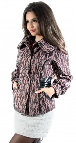 Пальто № 601N розовое (розница 464 грн.)