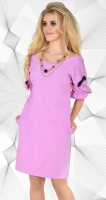 Платье № 3651N розовый 