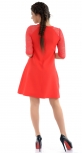 Платье № 1606N красное 