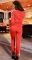 Красный спортивный костюм