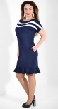 Платье № 36551N navy 