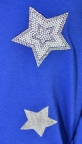 Спортивный костюм со звёздами цвета электрик