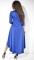Модное асимметричное платье,"королевский синий"