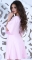 Платье № 3587N нежно розовое 