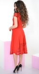 Платье № 3160N красное