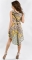 Шифоновое платье-туника с леопардовым принтом