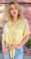Блузка-рубашка с завязками № 4402