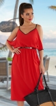 Стильное красное платье № 4386 