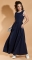 Длинное льняное платье № 4284 