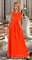 Льняное длинное платье без рукавов № 44113