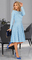 Стильное платье из джерси с юбкой гофре