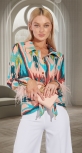 Красивая блузка с перьями