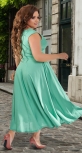 Красивое платье из льна № 43151