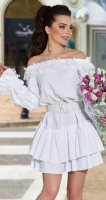 Белое платье № 4331 
