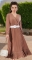 Платье с юбкой гофре № 4321 
