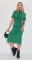 Зеленое платье джерси
