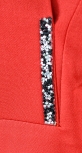 Стильное  платье красного цвета с кристаллами